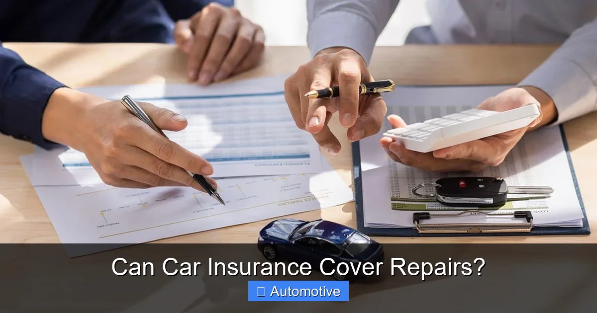 Can Car Insurance Cover Repairs?