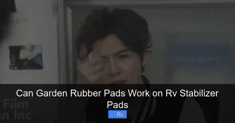 Can Garden Rubber Pads Work on Rv Stabilizer Pads