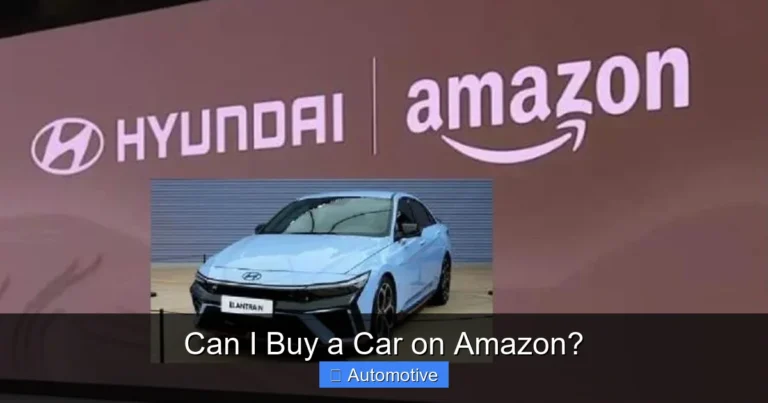 Can I Buy a Car on Amazon?