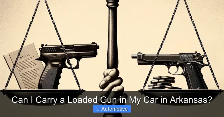 Can I Carry a Loaded Gun in My Car in Arkansas?