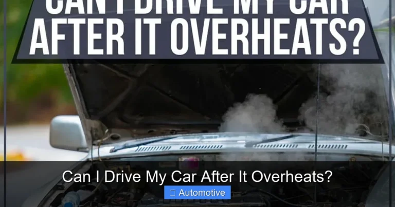 Can I Drive My Car After It Overheats?
