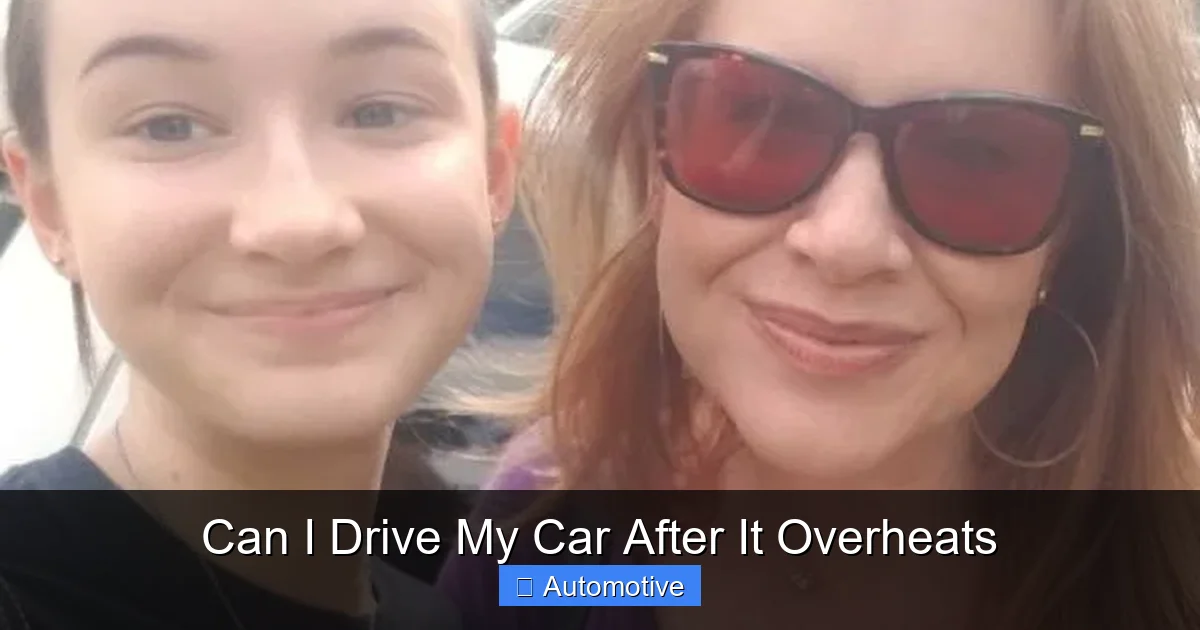 Can I Drive My Car After It Overheats
