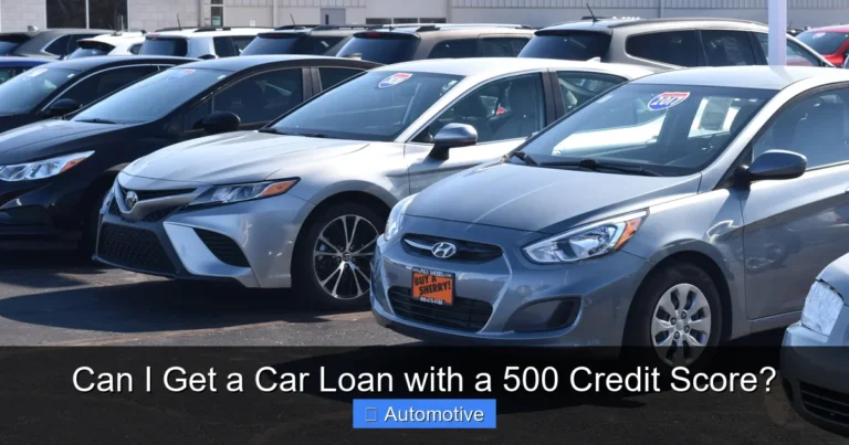 Can I Get a Car Loan with a 500 Credit Score?
