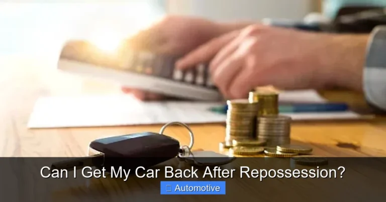 Can I Get My Car Back After Repossession?