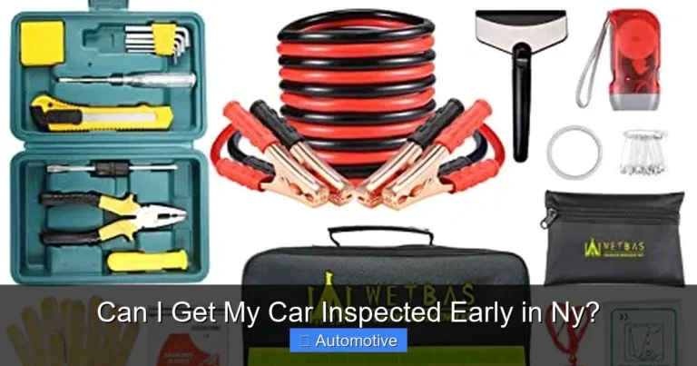 Can I Get My Car Inspected Early in Ny?