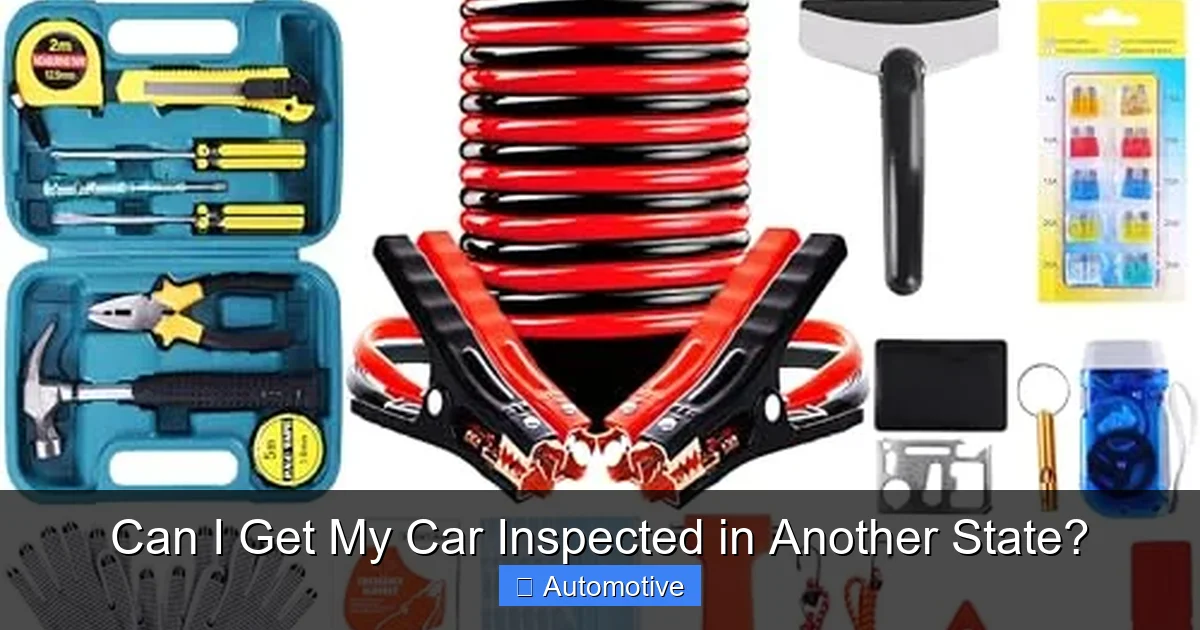 Can I Get My Car Inspected in Another State?