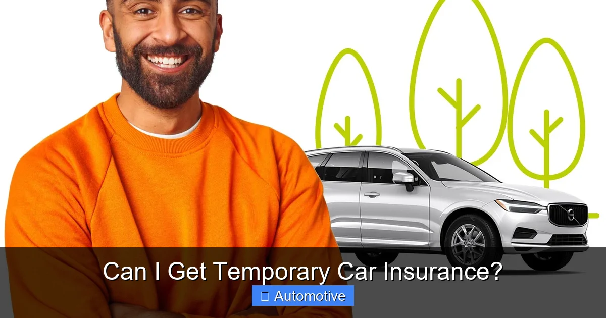 Can I Get Temporary Car Insurance?
