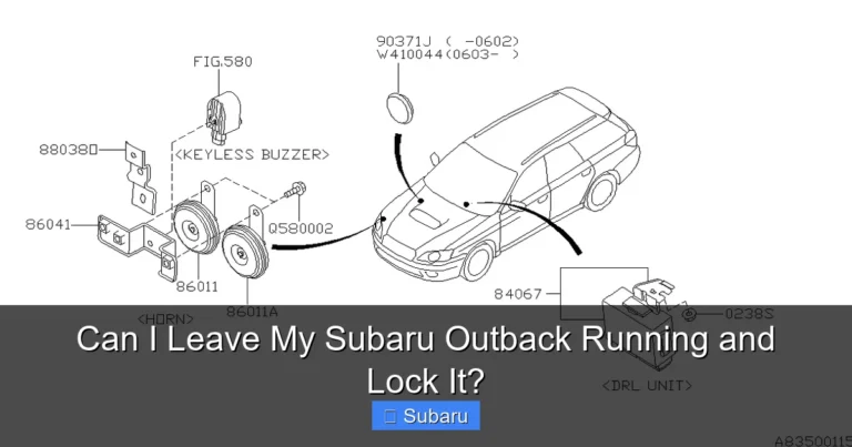 Can I Leave My Subaru Outback Running and Lock It?
