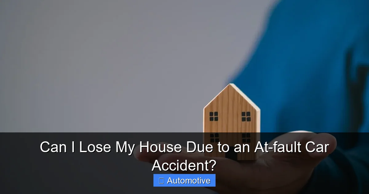 Can I Lose My House Due to an At-fault Car Accident?