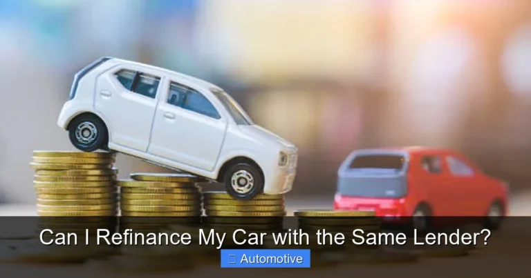 Can I Refinance My Car with the Same Lender?