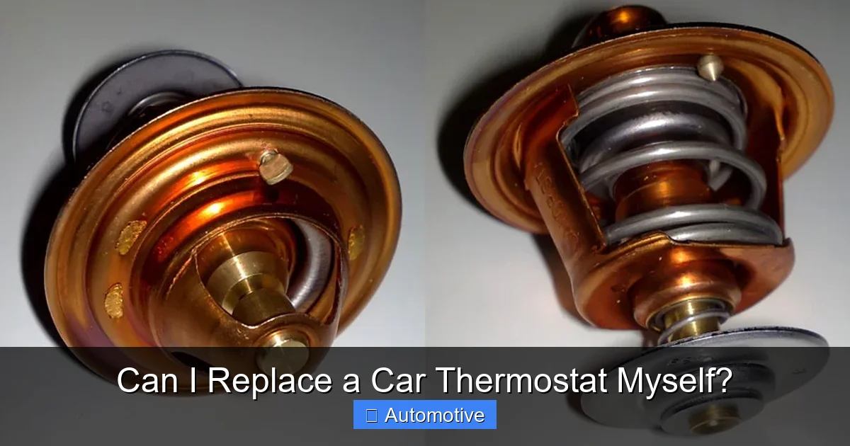 Can I Replace a Car Thermostat Myself?
