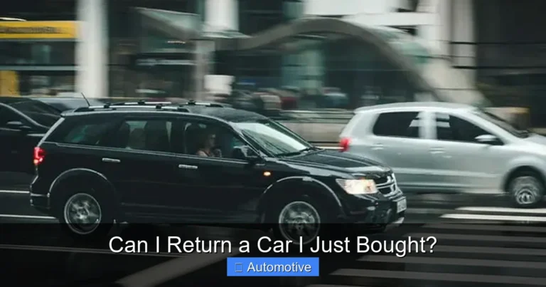 Can I Return a Car I Just Bought?