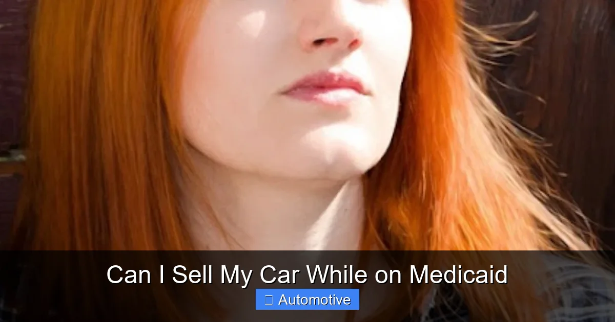 Can I Sell My Car While on Medicaid
