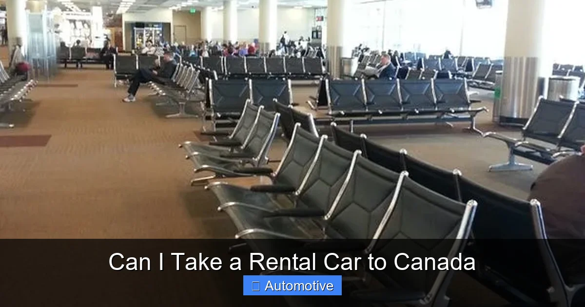 Can I Take a Rental Car to Canada