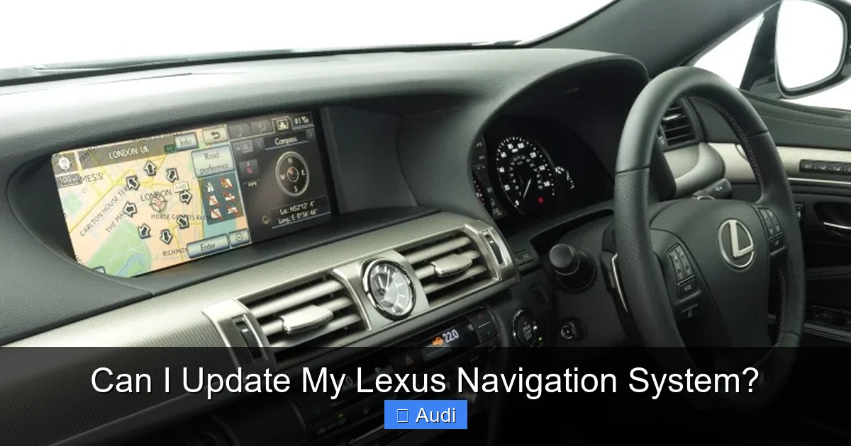 Can I Update My Lexus Navigation System?