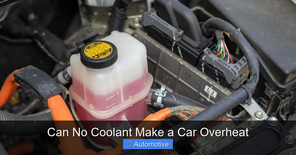 Can No Coolant Make a Car Overheat