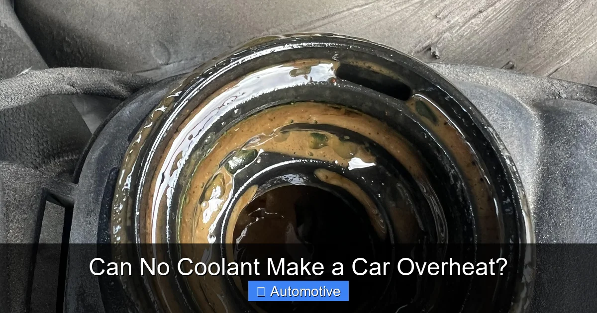 Can No Coolant Make a Car Overheat?