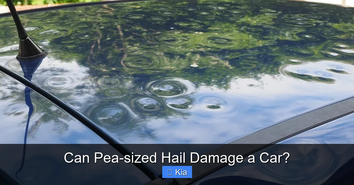 Can Pea-sized Hail Damage a Car?