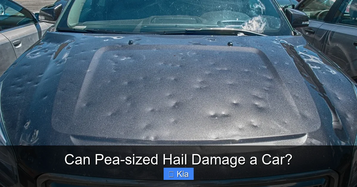 Can Pea-sized Hail Damage a Car?