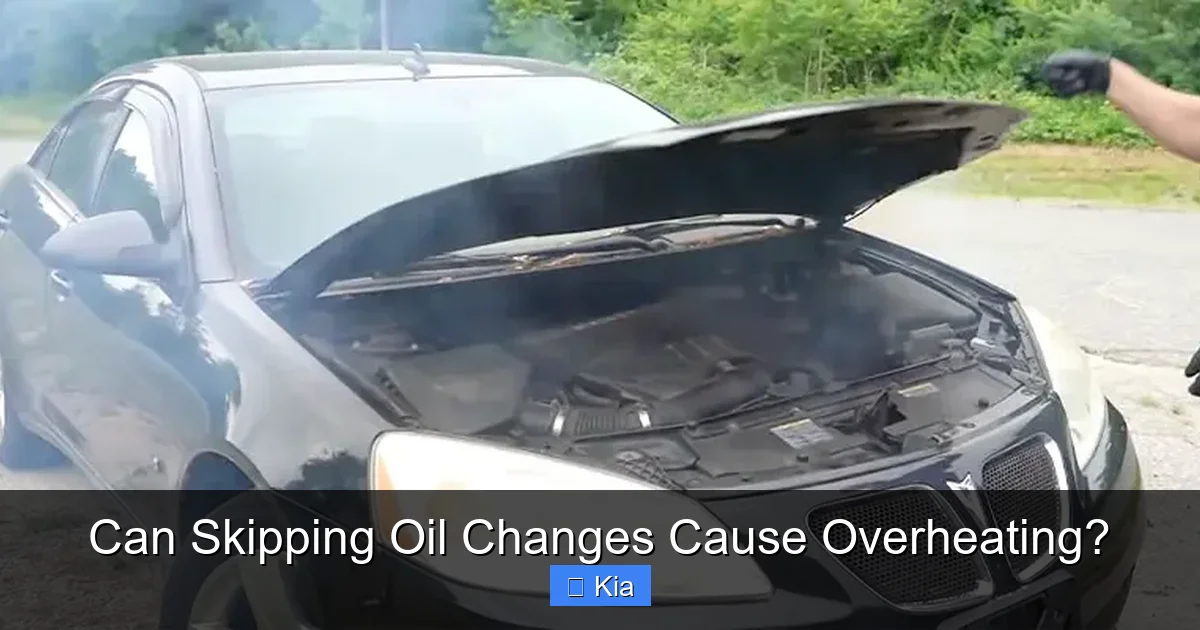 Can Skipping Oil Changes Cause Overheating?