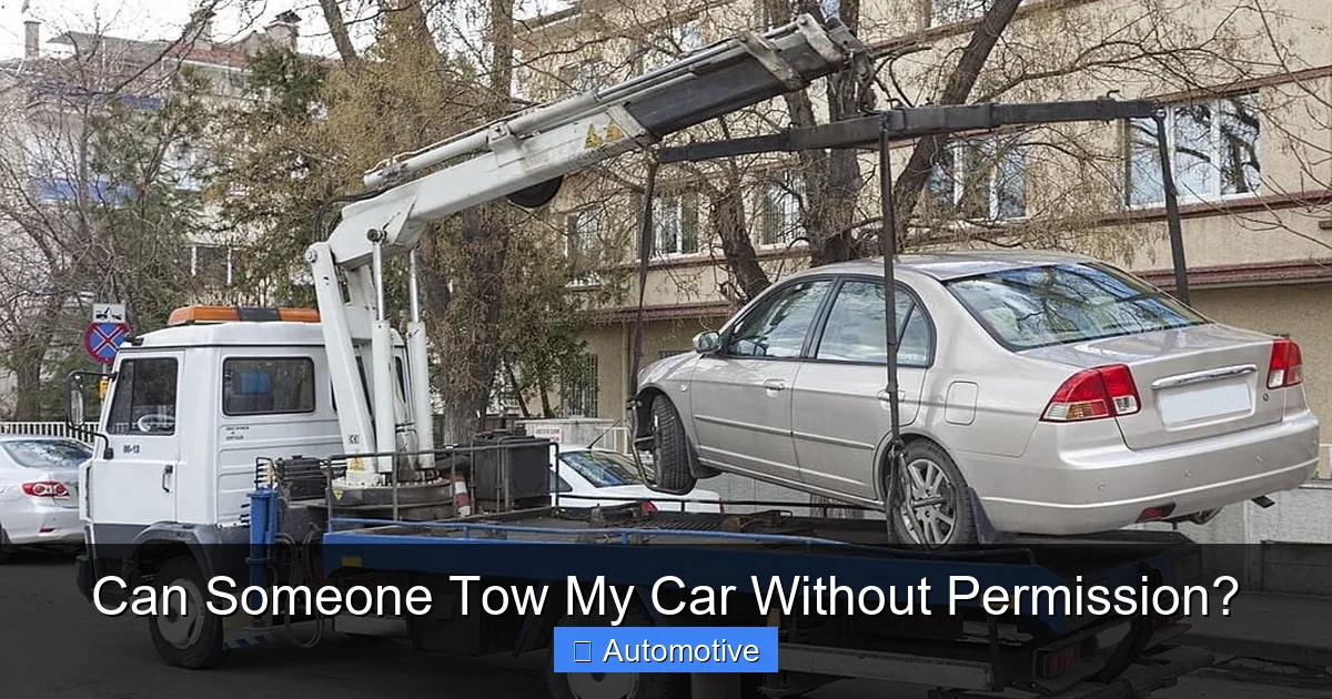 Can Someone Tow My Car Without Permission?