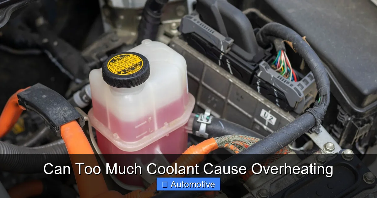 Can Too Much Coolant Cause Overheating
