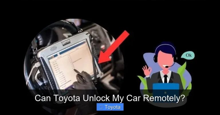 Can Toyota Unlock My Car Remotely?