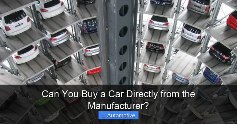 Can You Buy a Car Directly from the Manufacturer?