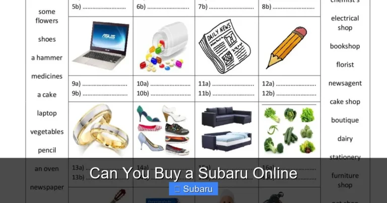 Can You Buy a Subaru Online