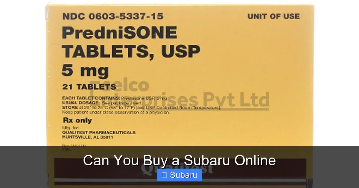 Can You Buy a Subaru Online