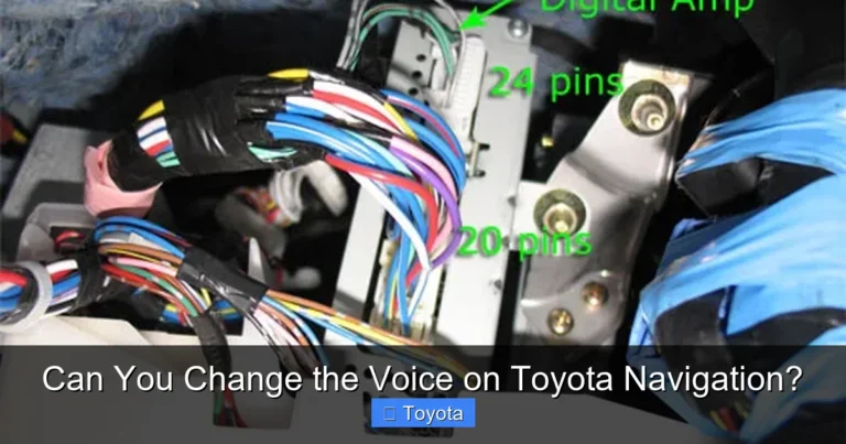Can You Change the Voice on Toyota Navigation?