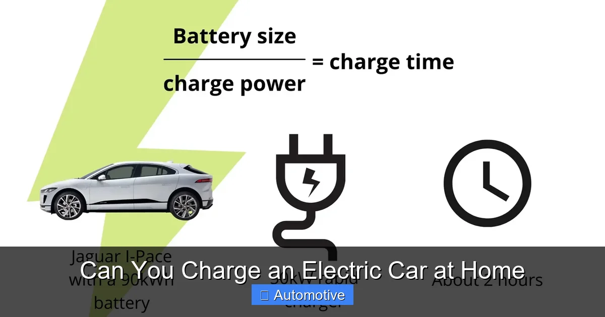 Can You Charge an Electric Car at Home