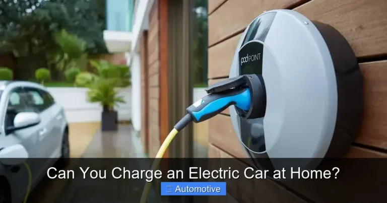 Can You Charge an Electric Car at Home?