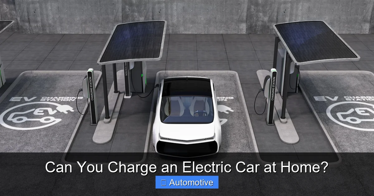 Can You Charge an Electric Car at Home?