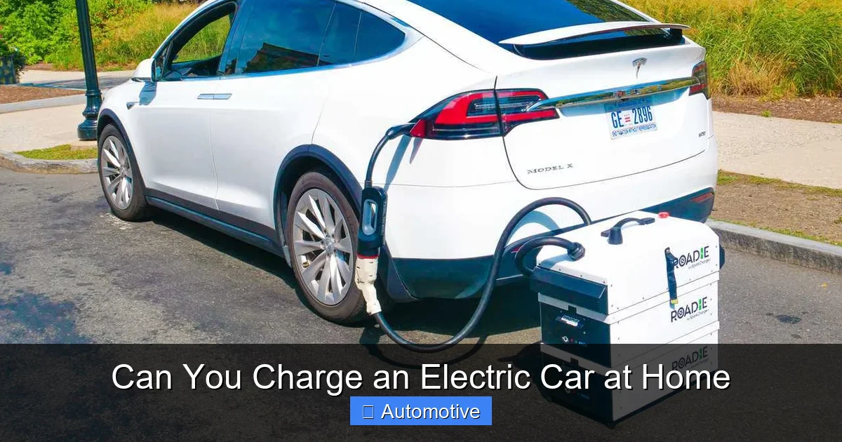 Can You Charge an Electric Car at Home