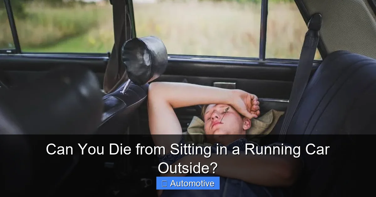 Can You Die from Sitting in a Running Car Outside?