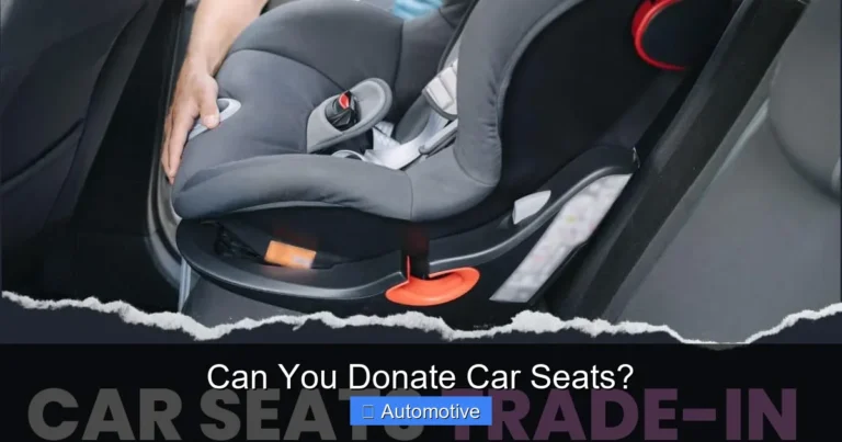 Can You Donate Car Seats?