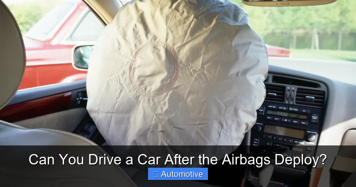 Can You Drive a Car After the Airbags Deploy?
