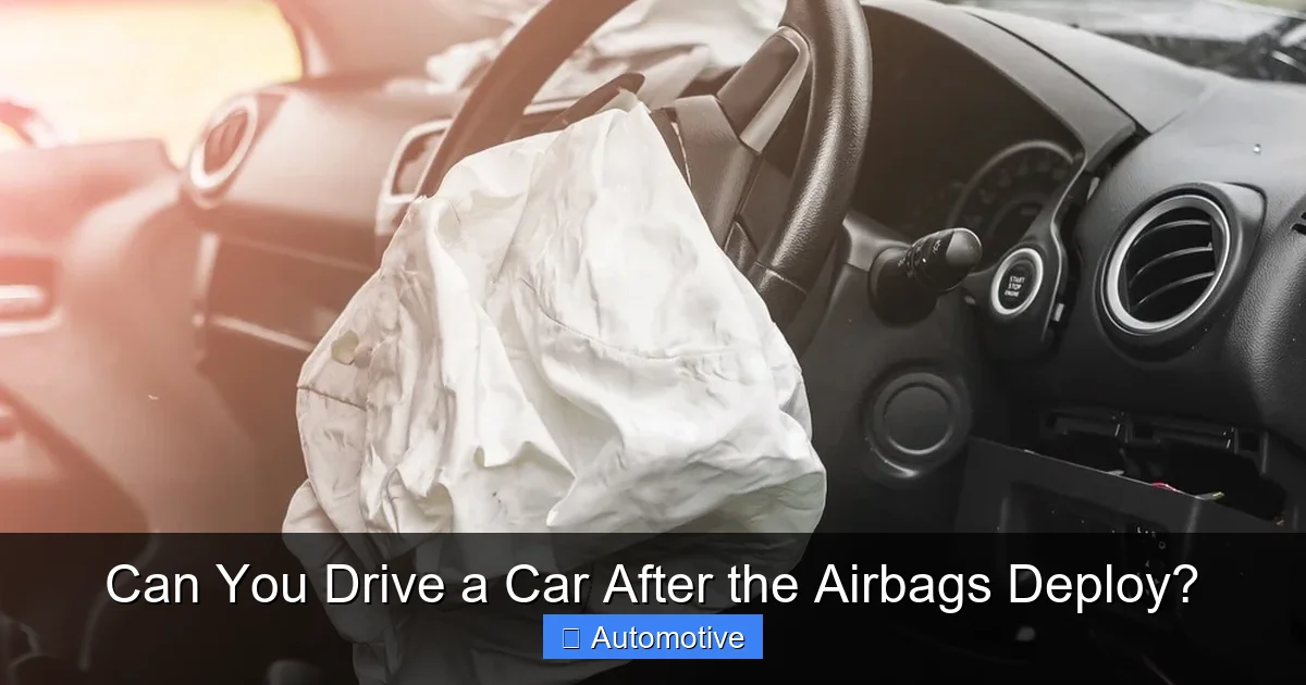 Can You Drive a Car After the Airbags Deploy?