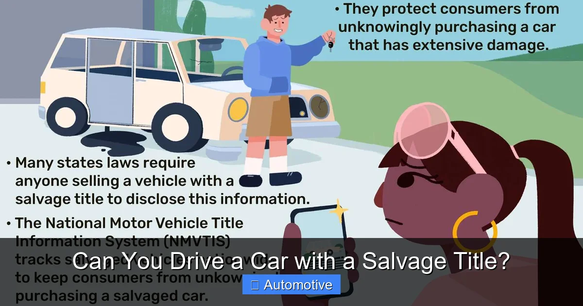 Can You Drive a Car with a Salvage Title?