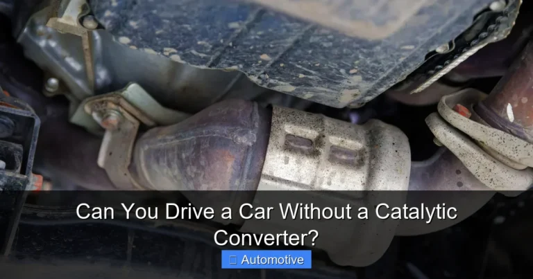 Can You Drive a Car Without a Catalytic Converter?