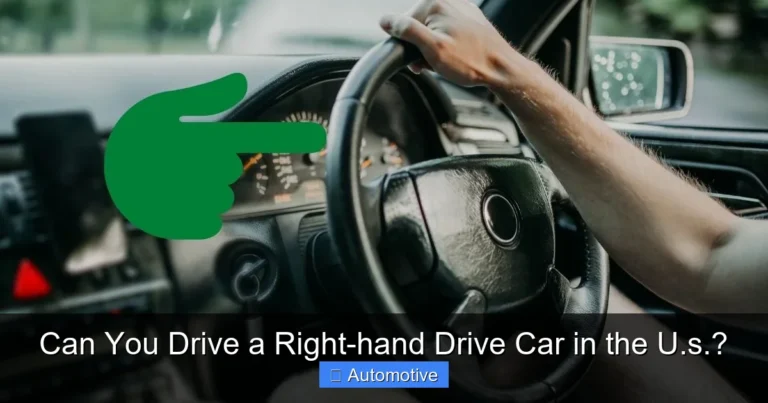 Can You Drive a Right-hand Drive Car in the U.s.?