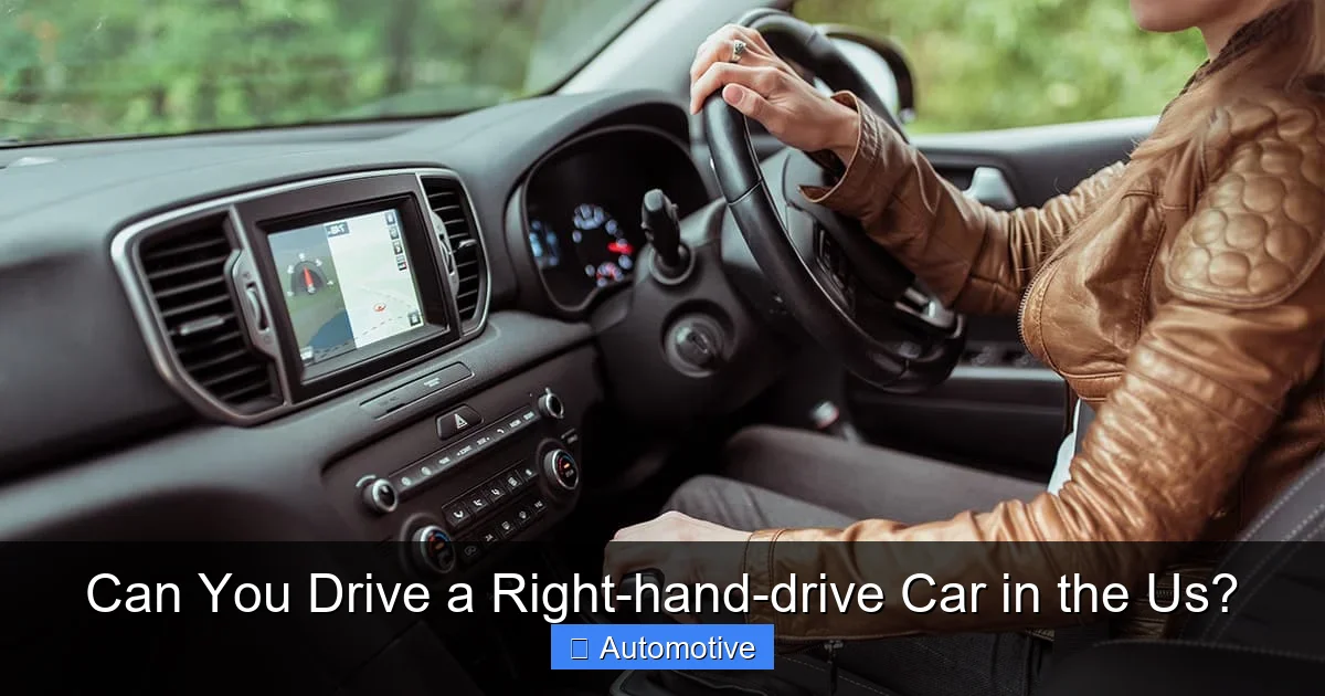 Can You Drive a Right-hand-drive Car in the Us?