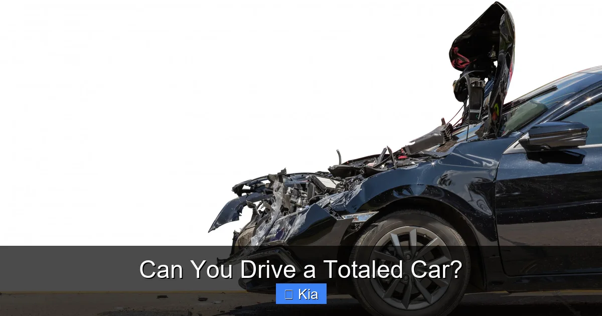 Can You Drive a Totaled Car?