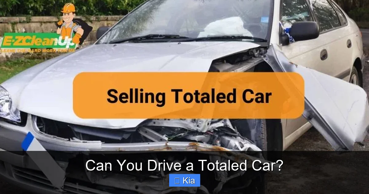 Can You Drive a Totaled Car?