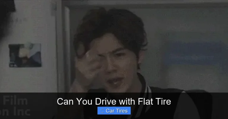 Can You Drive with Flat Tire