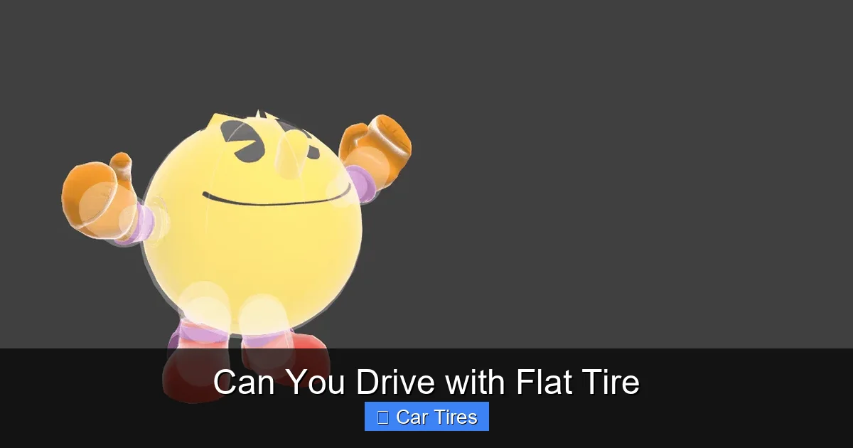 Can You Drive with Flat Tire