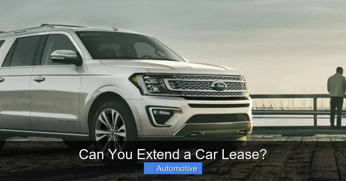 Can You Extend a Car Lease?