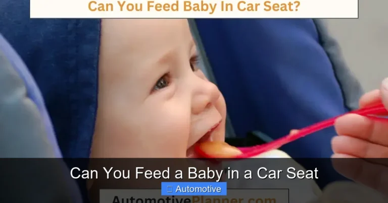 Can You Feed a Baby in a Car Seat