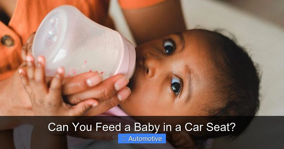 Can You Feed a Baby in a Car Seat?
